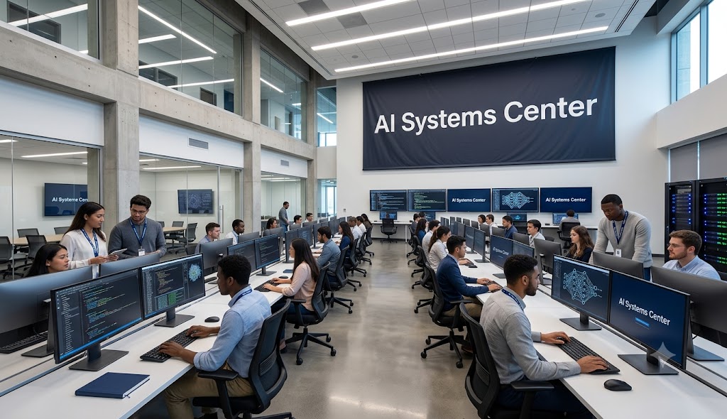 AI Systems Center training floor